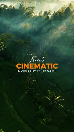 Travel cinematic