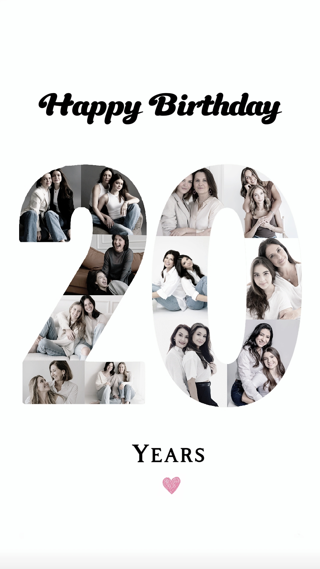Birthday 20 years
