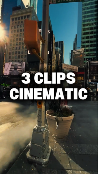 3 Clips Cinématique 