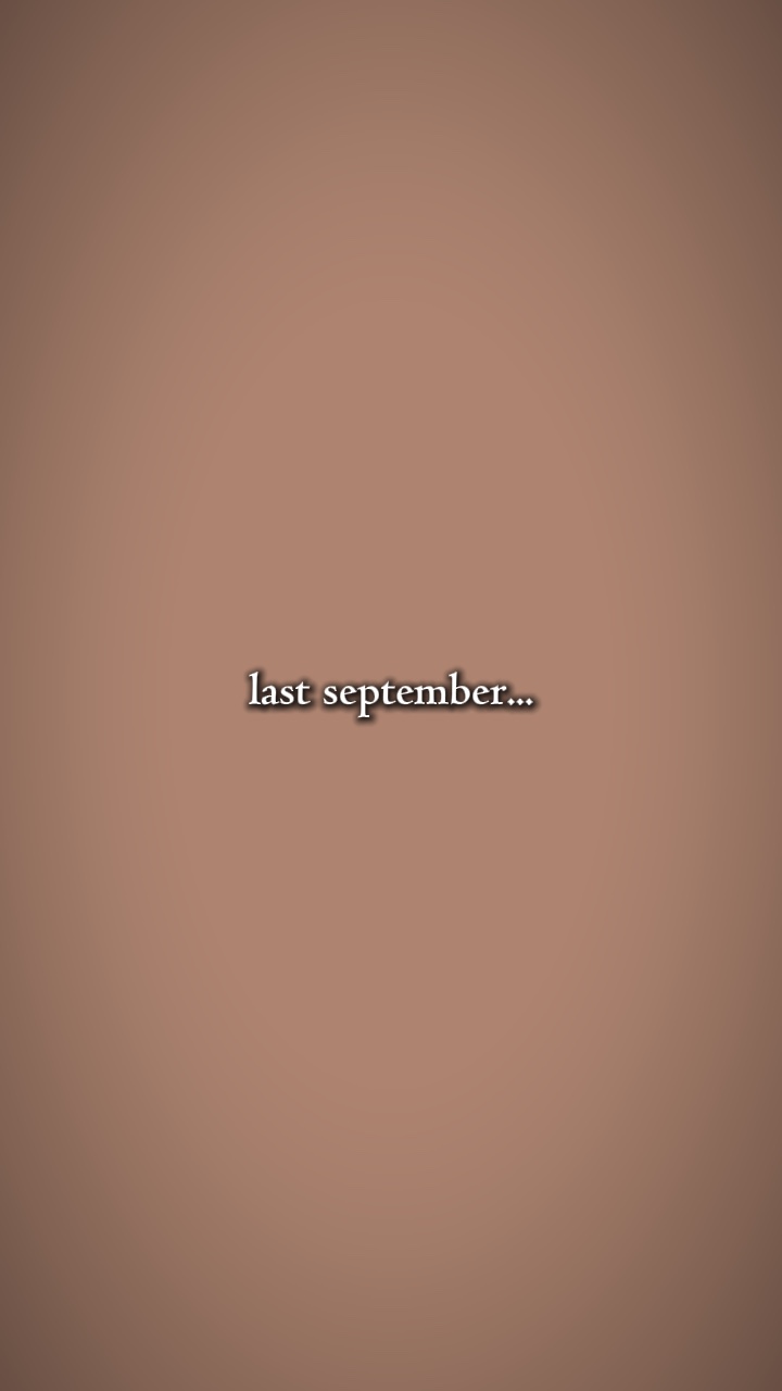 last september