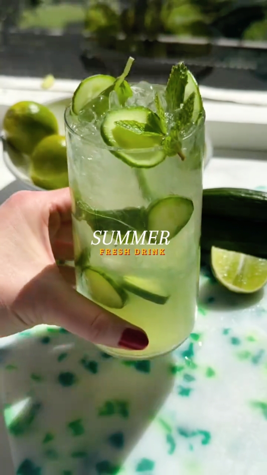 Bebida fresca de verano 
