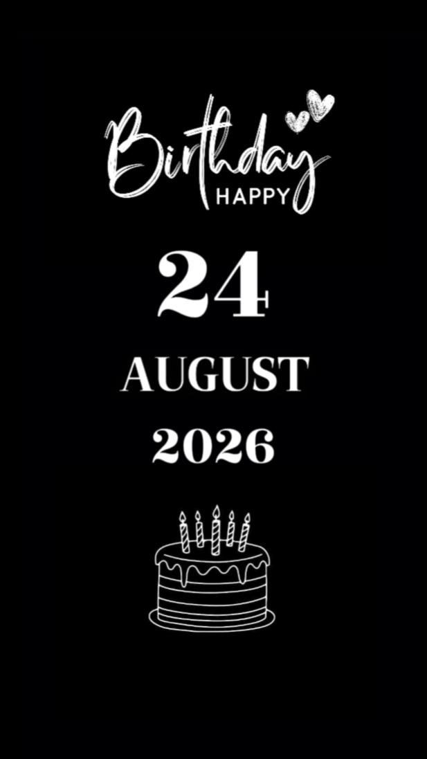CUMPLEAÑOS HIJA 24 DE AGOSTO