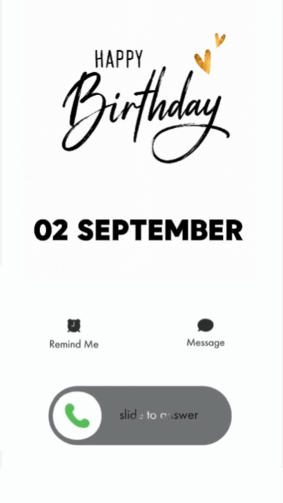 HAPPY BDAY 02 SEPT 