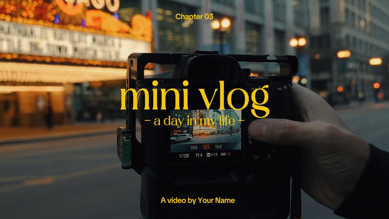 Mini vlog