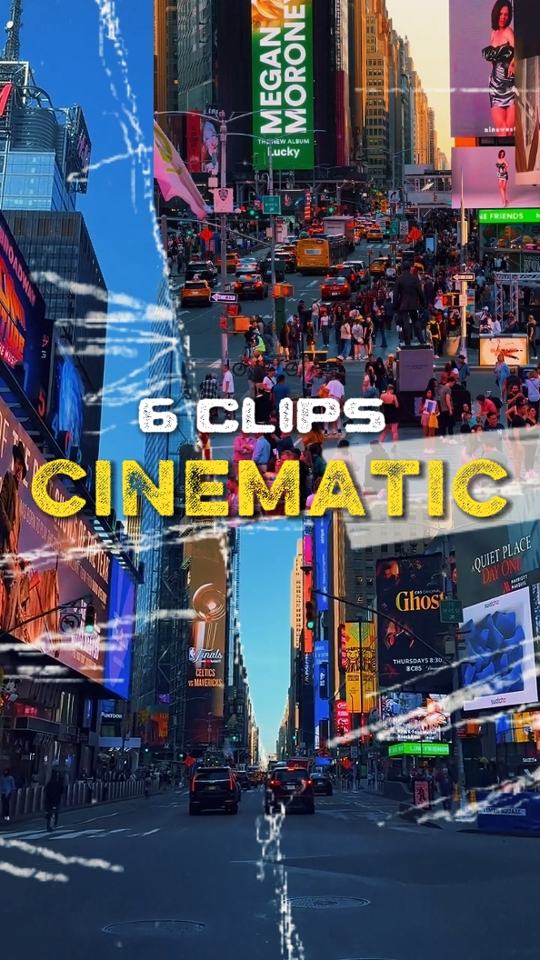 6 clips cinematic 