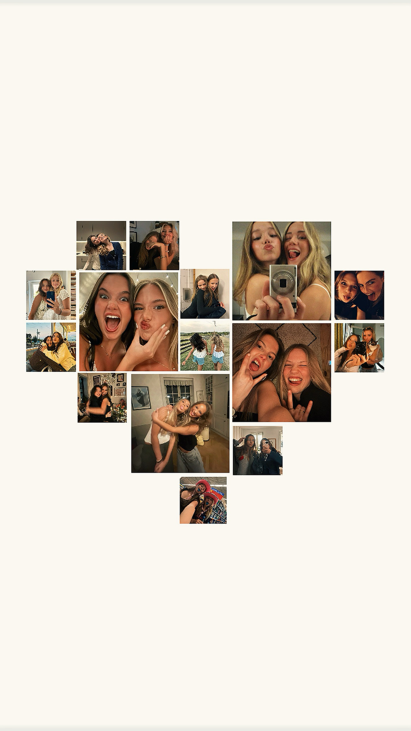 Collage de corazón  