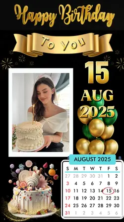Birthday 15 August