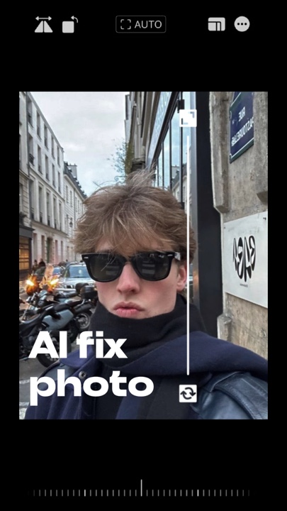 AI fix photo
