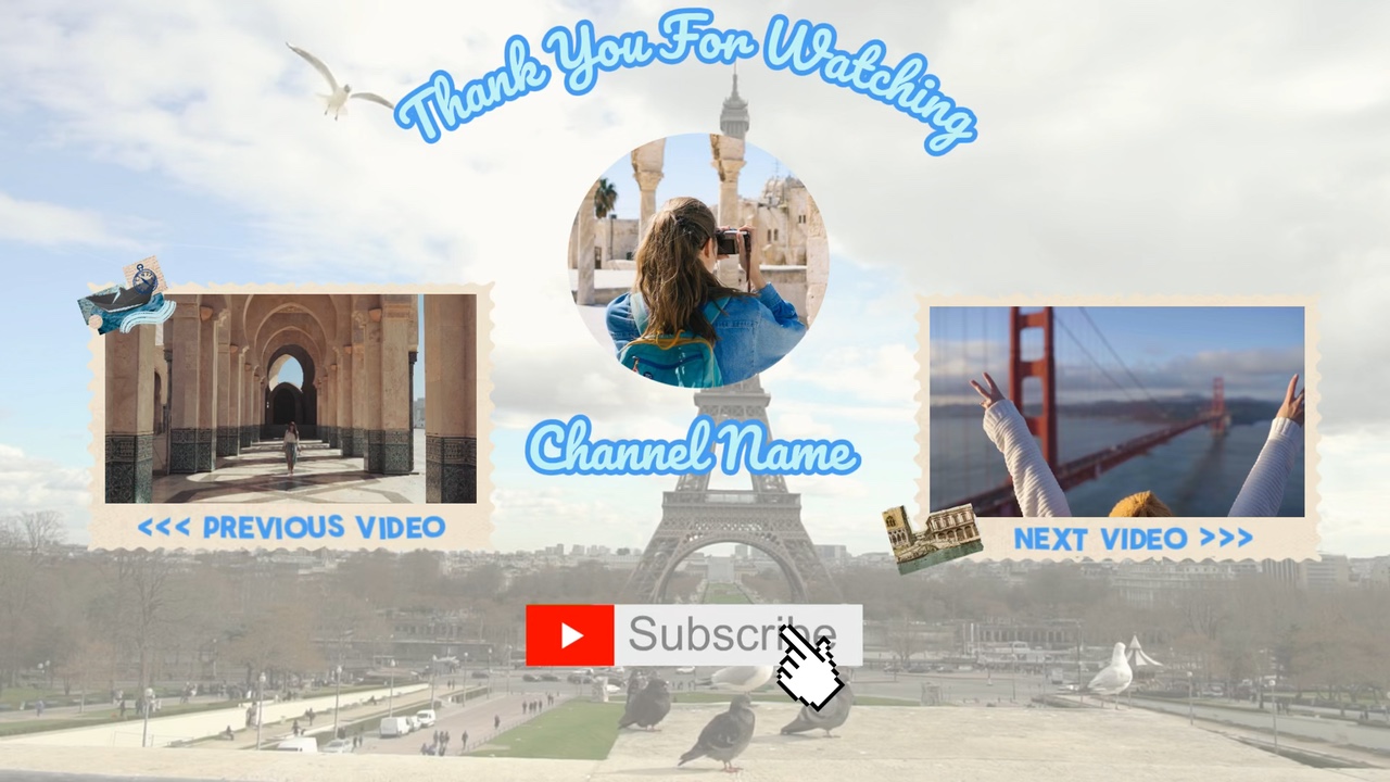YouTube Travel Outro