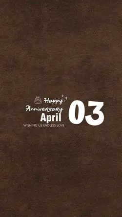 03 april anniversary