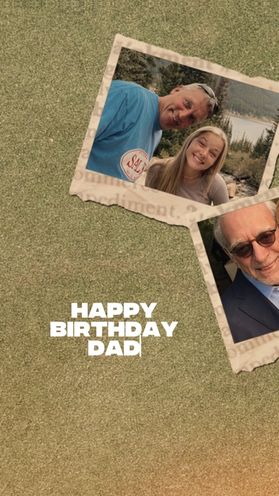 Collage birthday dad