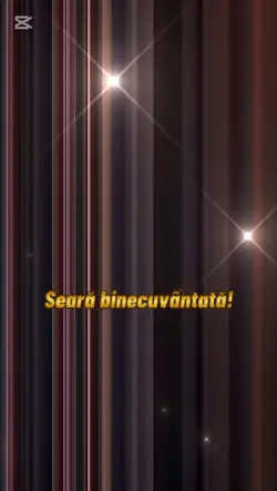 Seară binecuvântată!