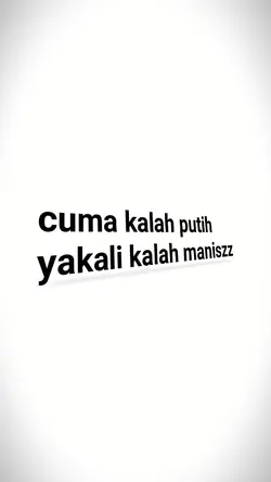 CUMA KALAH PUTIH