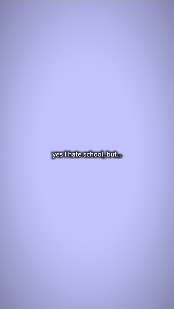 okuldan nefret ediyorum ama