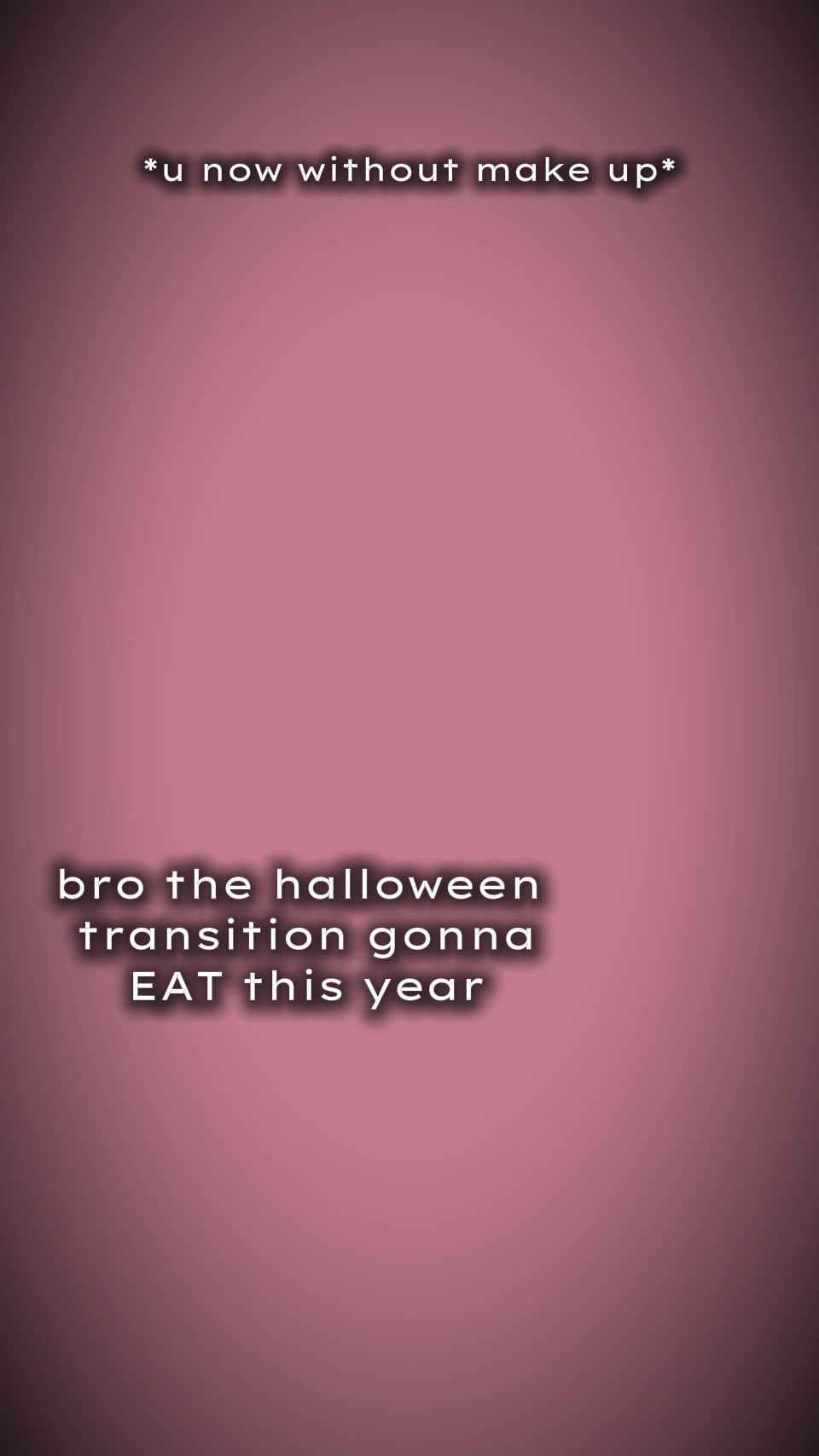 Halloween transition