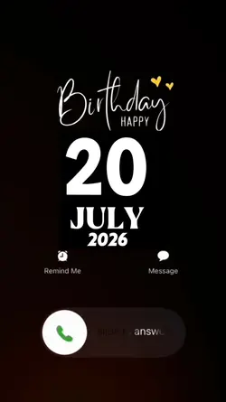 Hbd 20 July 2026 