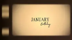 JANUARY BIRTHDAY