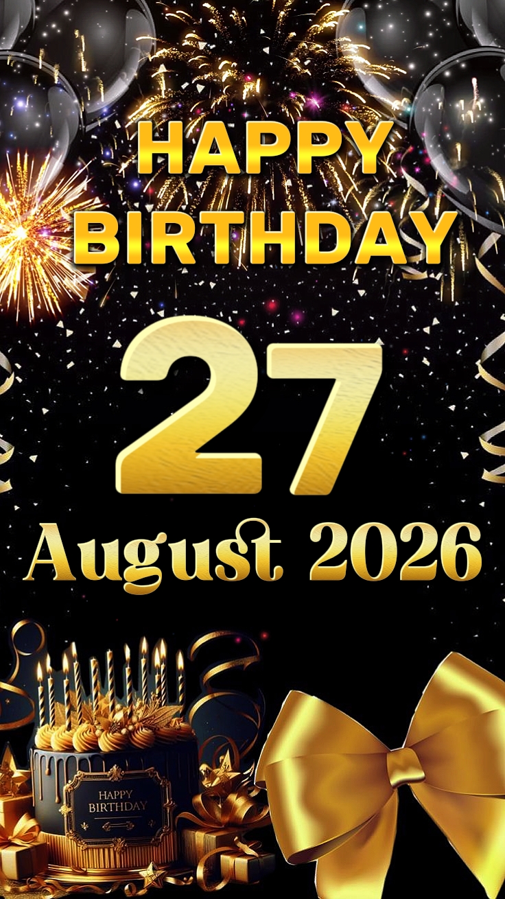 HBD 27 Agustus 2026