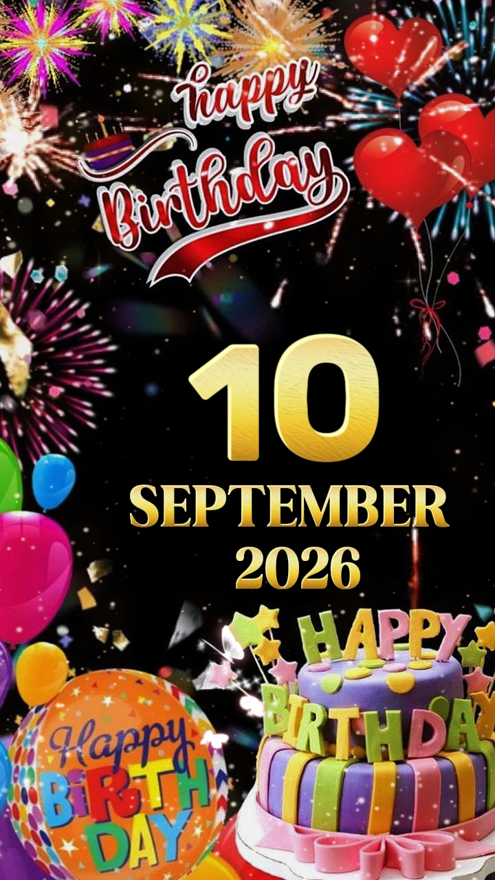 HBD 10 September2026