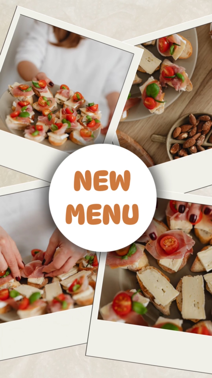 Affichage de produits alimentaires sains style TikTok