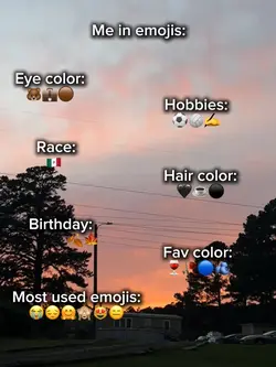 Me in emojis 