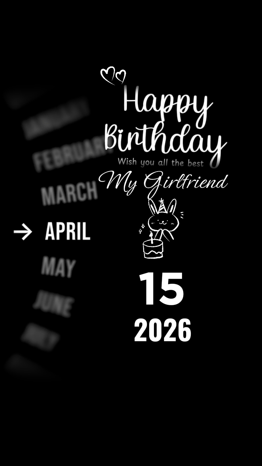 b'day my girlfriend