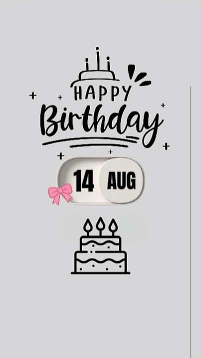 BDAY 14 AUGUST 2026