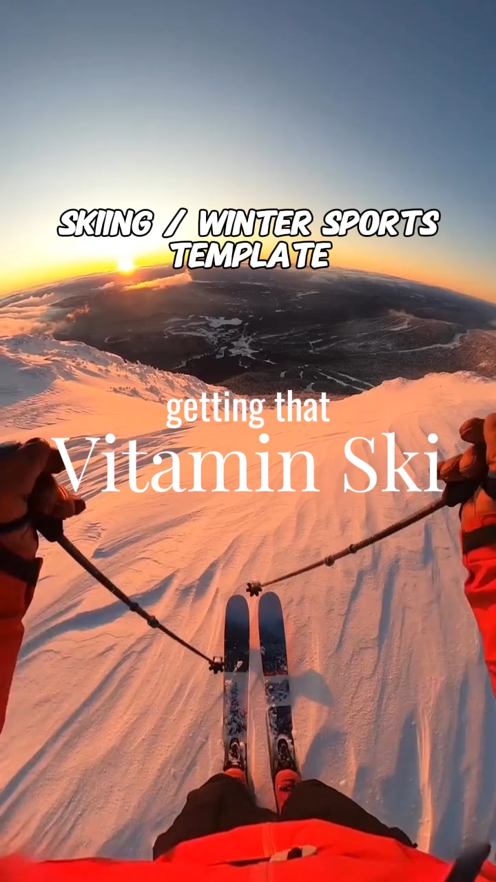 Ski vitaminé