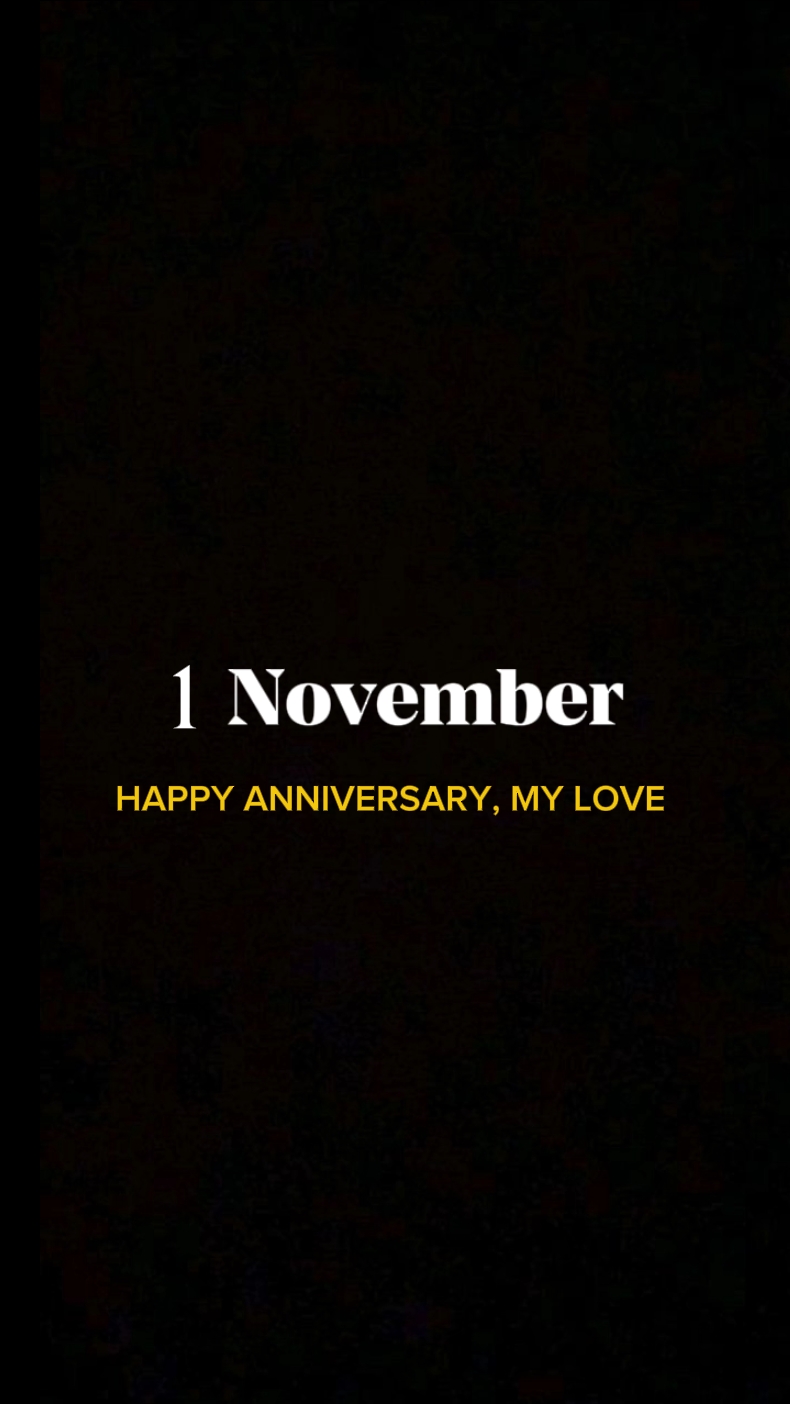 anniversary 1 novemb