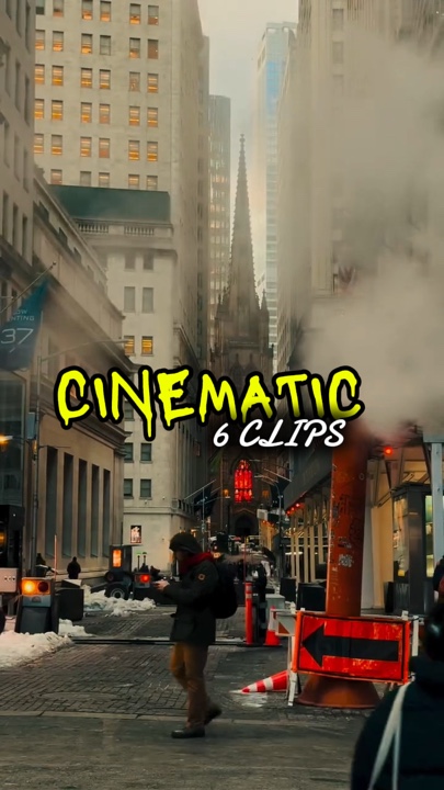 CINÉMATIQUE 6 CLIPS 