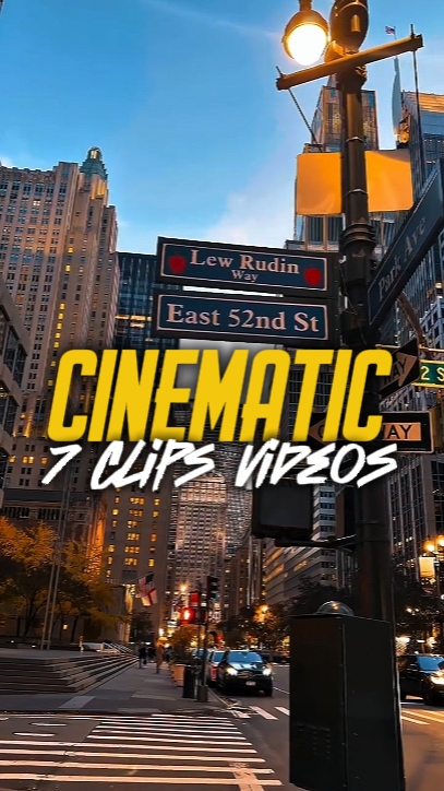 7 clipes cinematográficos