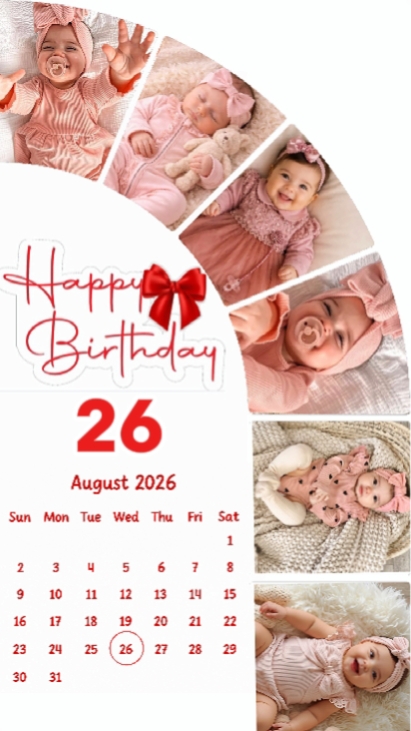 Hbd menina 26 de agosto