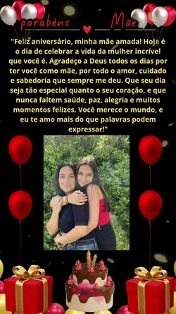 parabéns mãe 