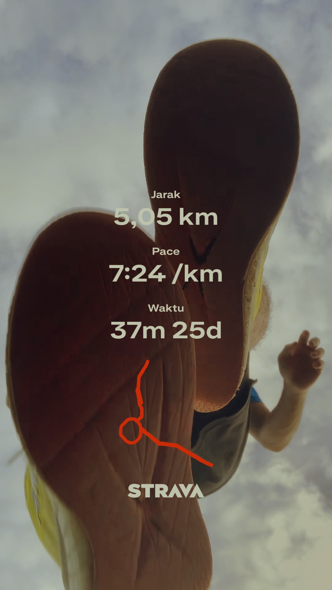 Correndo tendência strava