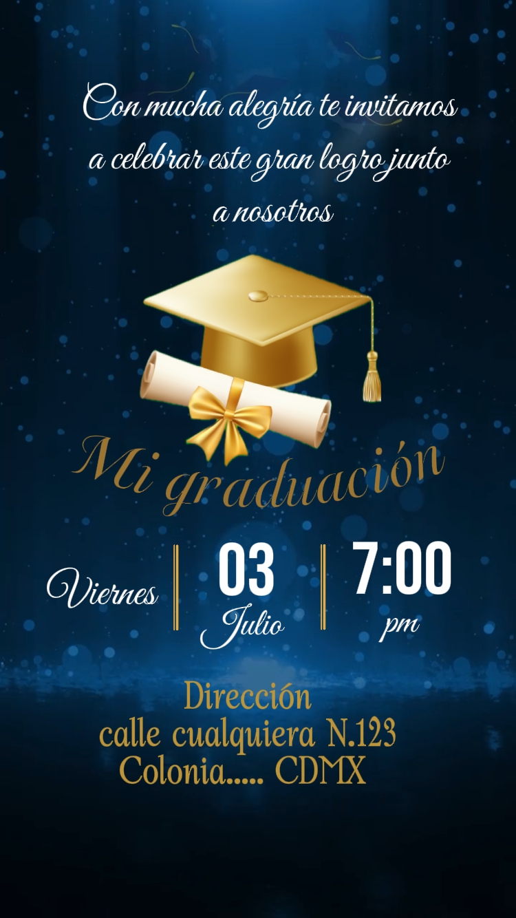 Invitación Graduacio