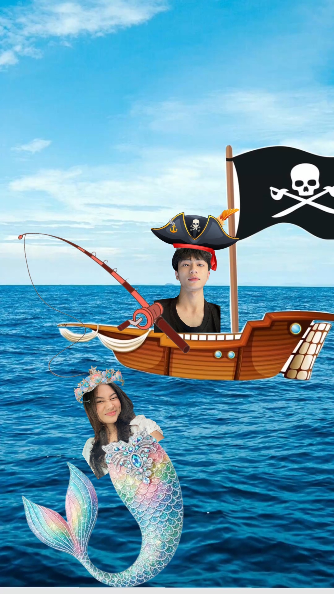 bajak laut & mermaid