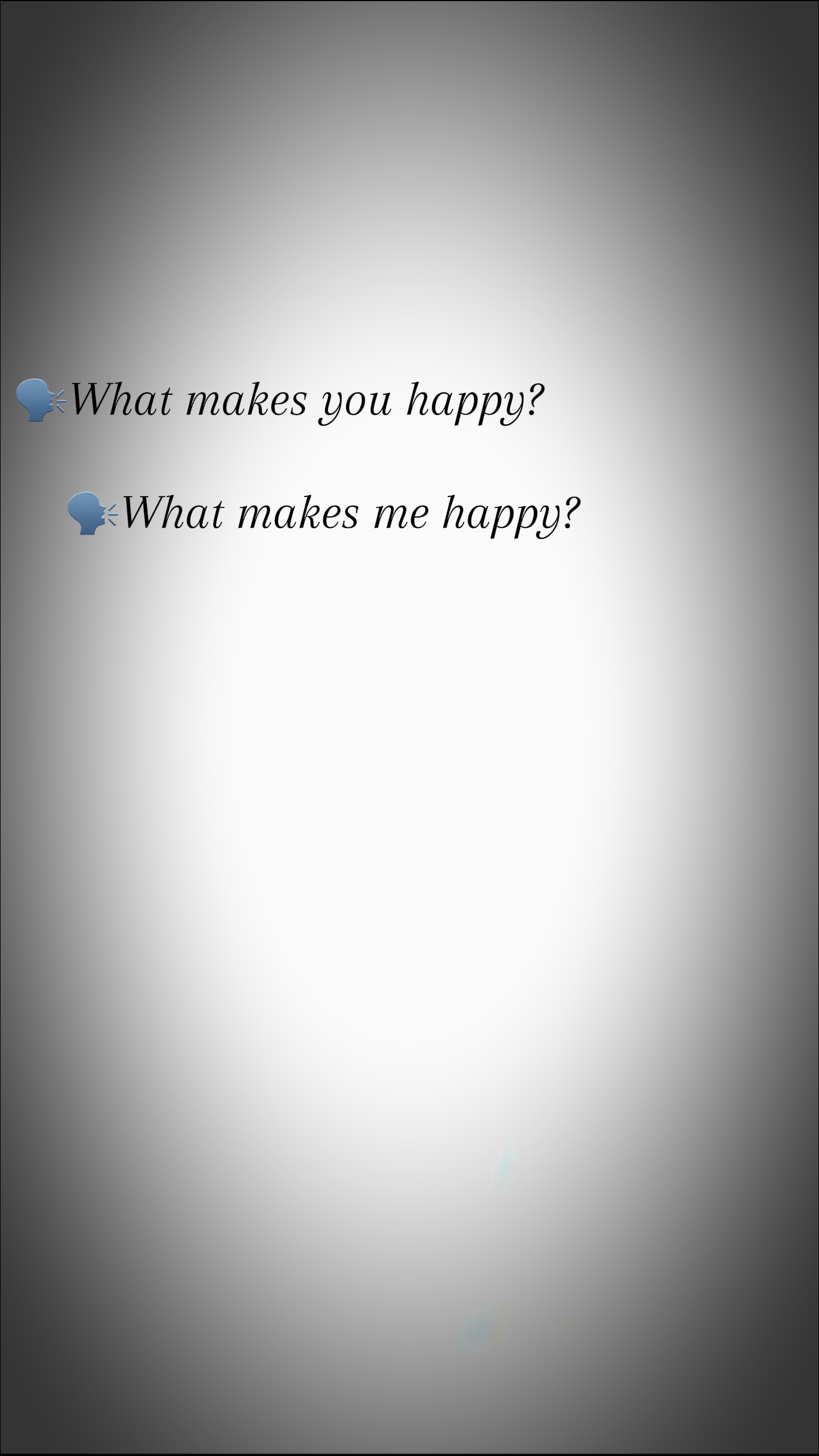 ¿Qué te hace feliz?