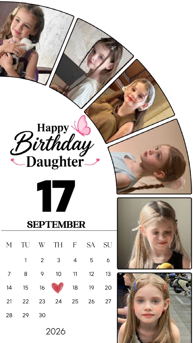 BDAY DAUGHTER 17 SEP