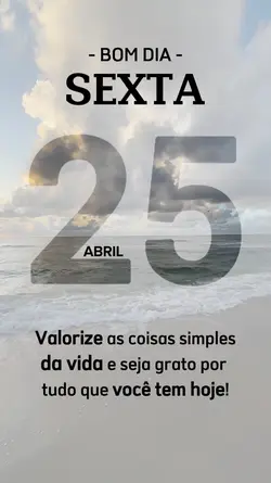 SEXTA 25 de ABRIL