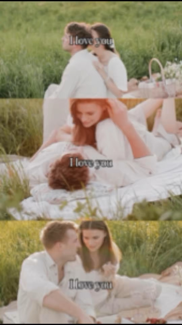 Collage vidéo d'amour