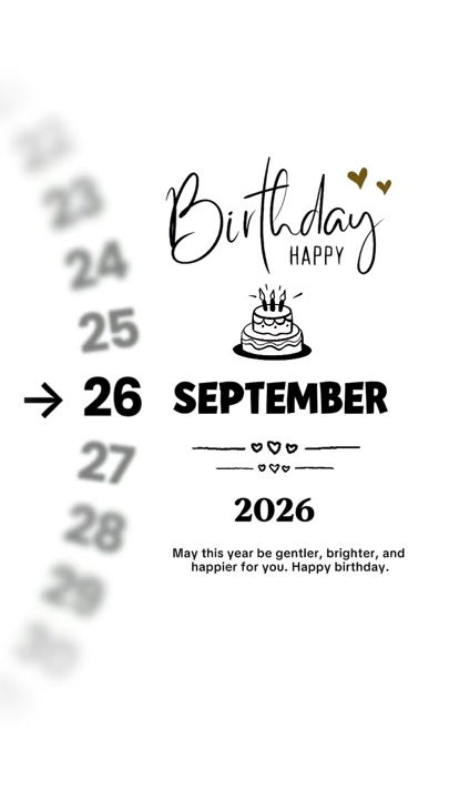 ULANG TAHUN 26 SEPTEMBE
