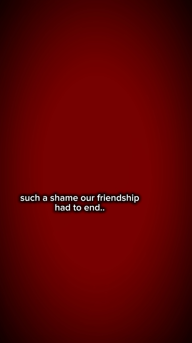 ENDE DER FREUNDSCHAFT