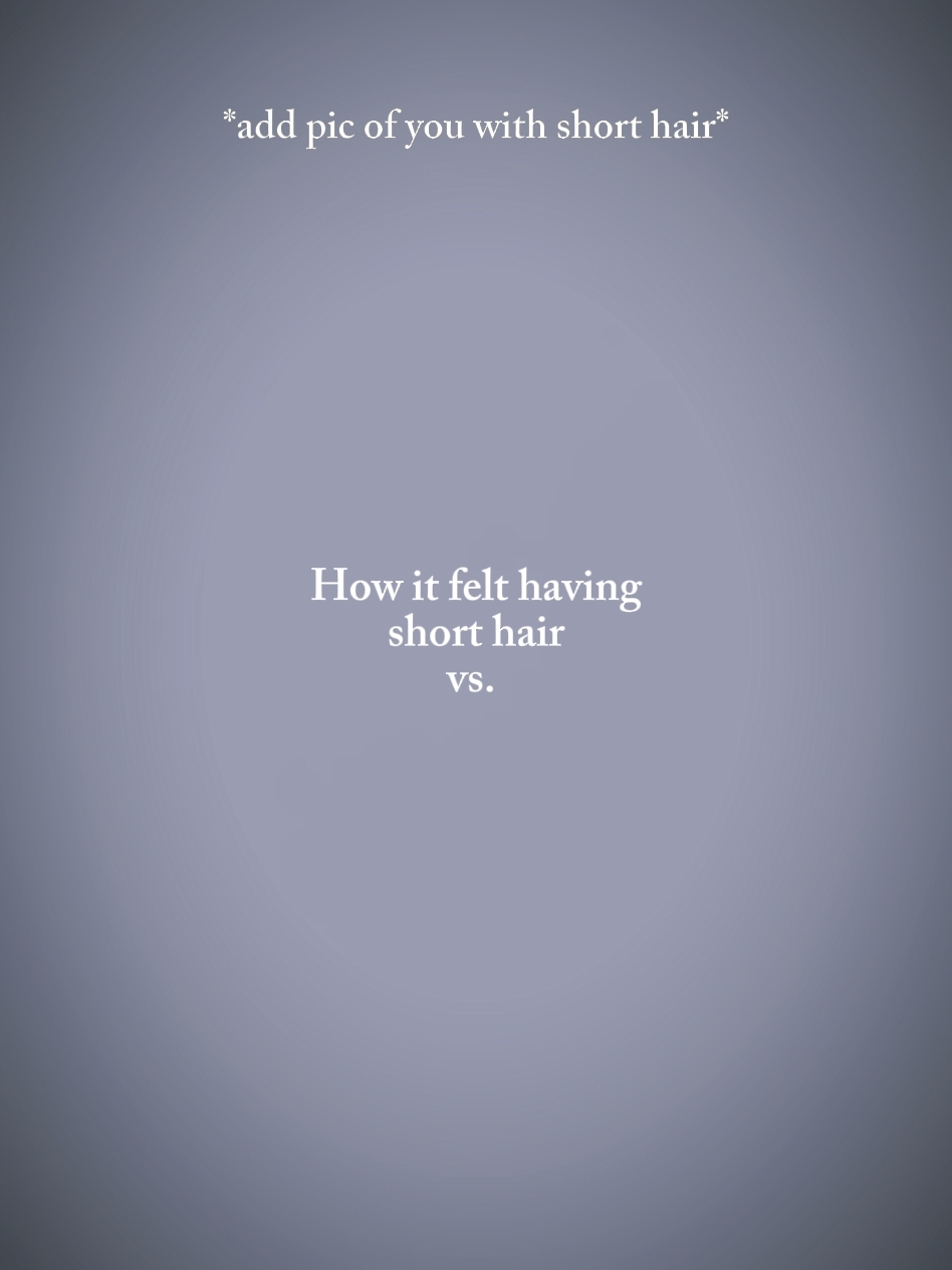 short vs. long hair