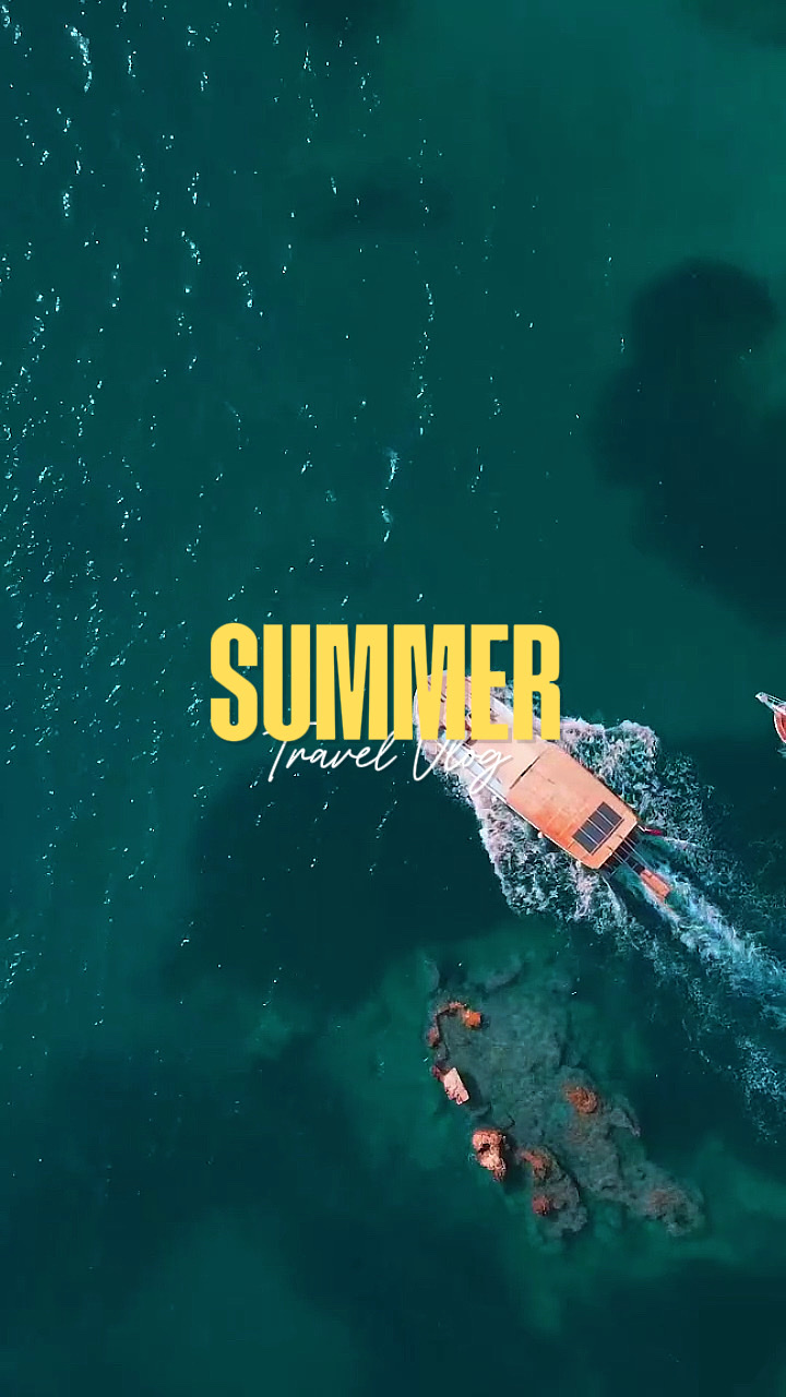 Vlog de viagem de verão