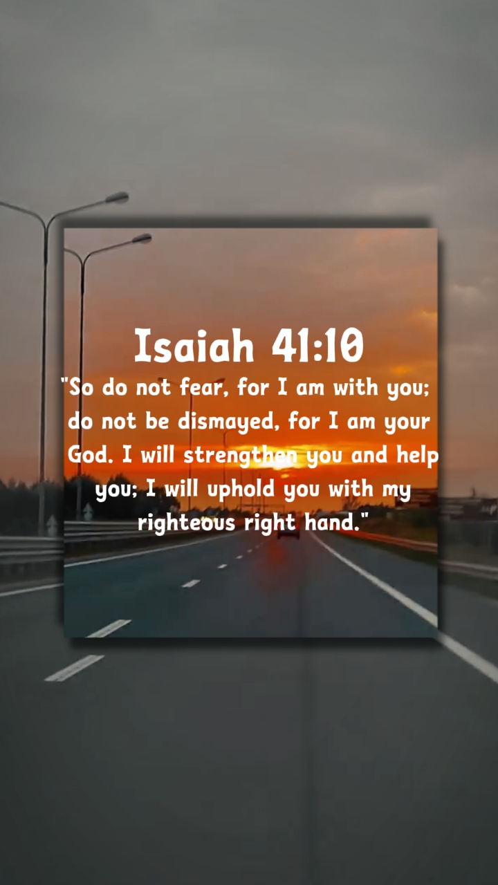 ISAÍAS 41: 10