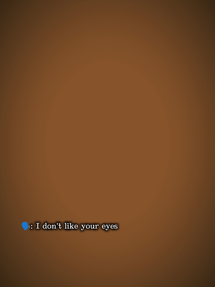 No me gustan tus ojos