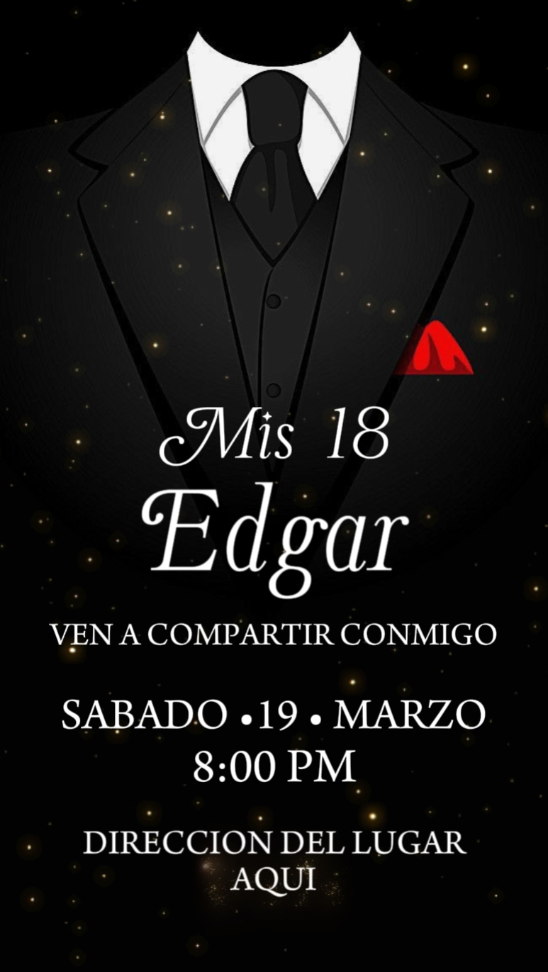 Convite Hombre 