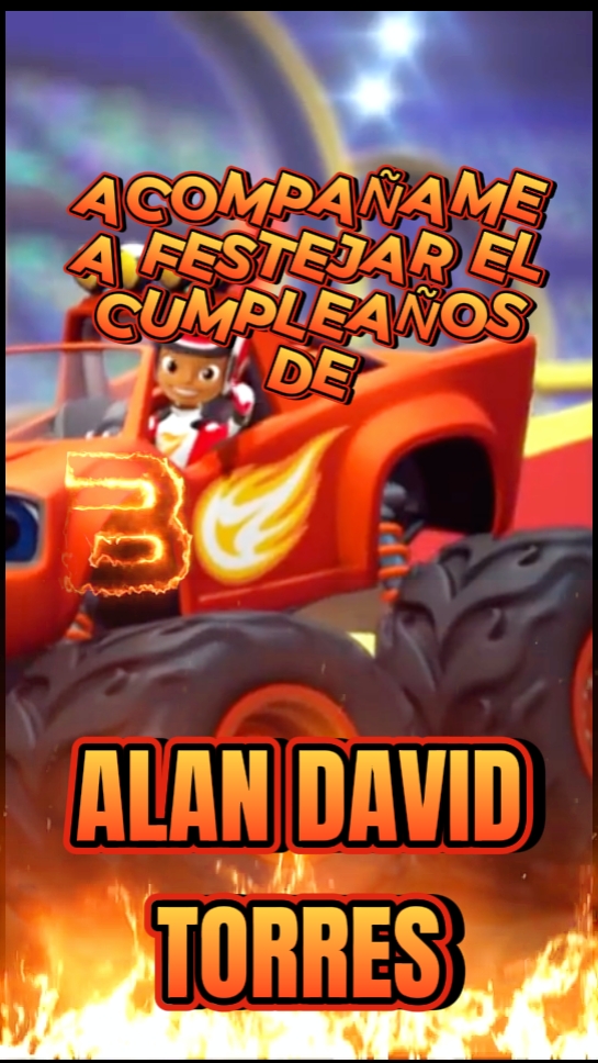 invitacion de blaze