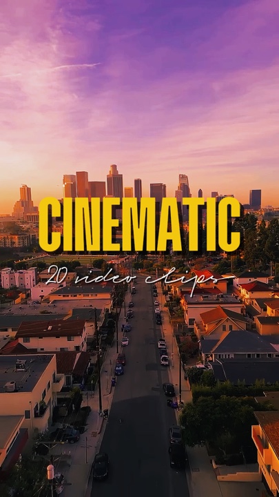 20 cinematic videos 