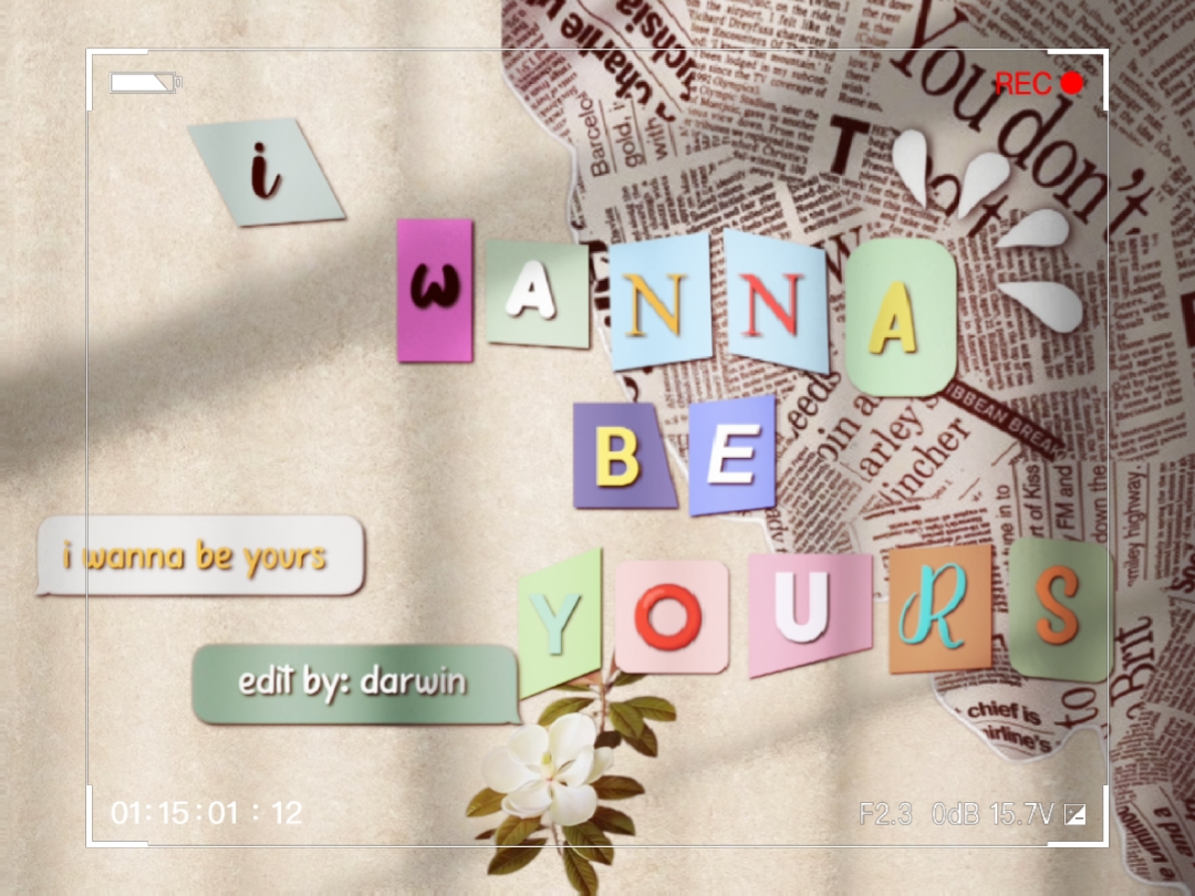 I wanna be yours